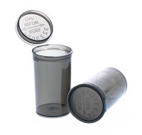 Kunststoffdose mit Pop Up Deckel - 70ml D 42 mm H 70 mm - Grau