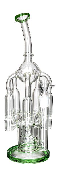 Jelly Joker Glasbong - Wesley - 18,8er H 35 cm WS 4 mm - 5x Honey Percolator 1x Matrix Percolator