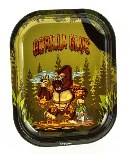 Rolling Tray "Best Buds Gorilla Glue" 18x14x1,5 cm - Mini