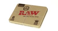 RAW King Size Cone Tin - Jointhüsle für 6 Stück - 120x82x15 mm - Braun