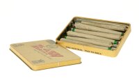 RAW King Size Cone Tin - Jointhüsle für 6 Stück - 120x82x15 mm - Braun
