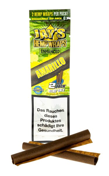Juicy Jays - Hemp Wraps - Terpen Enhanced - Amarillo (Zitronenkuchen)