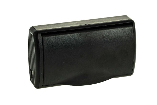 Schnupftabakdose/Spender "Snuffmaster" 88x50x30 mm - Kunststoff - Schwarz