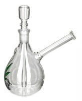 Black Leaf Glasbong - Mini 14,5er H 17 cm WS 3,2 mm - mit Logo