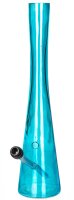 Hollandbong mit Kickloch - Hellblau - mit Schlauch - H 40 cm