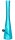 Hollandbong mit Kickloch - Hellblau - mit Schlauch - H 40 cm