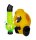 Heisenberg - Gasmaske/Bongmaske - Acrylbong H 26 cm D 35/60 mm - Maske H 25 cm B:17 cm Kunststoff+ Silik