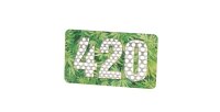 Grinder Card - 420 Hanfblätter - Grün