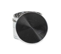 Alugrinder mit Pollinator/Sieb CNC D 50 mm H 36 mm - 4-part - Silber