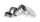 Alugrinder mit Pollinator/Sieb CNC D 50 mm H 36 mm - 4-part - Silber