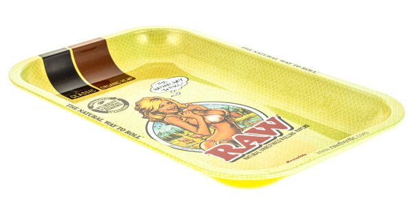 RAW Rolling Tray "RAW Girl" 27,5 x17,5 cm - Small