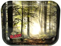 RAW Rolling Tray "RAW Smokey Forest" 34x27,5 cm - Medium