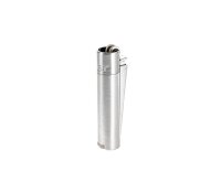 Clipper Feuerzeug aus Metall - Carbon (Schwarz/Grau)