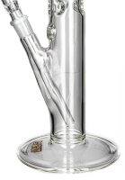 G-Spot Glasbong "Zylinder Eis" ohne Panzerschliff H 40 cm D 50 mm