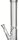 G-Spot Glasbong "Zylinder Eis" ohne Panzerschliff H 40 cm D 50 mm