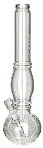 Glassic Glasbong > 18,8er H 42 cm D 50 mm gerader aufbau + doppelkugel