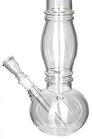 Glassic Glasbong > 18,8er H 42 cm D 50 mm gerader aufbau + doppelkugel