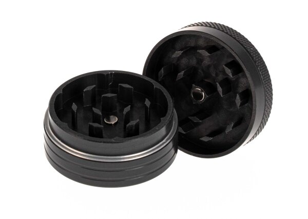 Alugrinder "Eloxiert" 2 tlg. H 20 mm D 40 mm - Anthrazit
