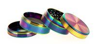 Pollinator Grinder - Riffel - D 50 mm H 45 mm - Regenbogen