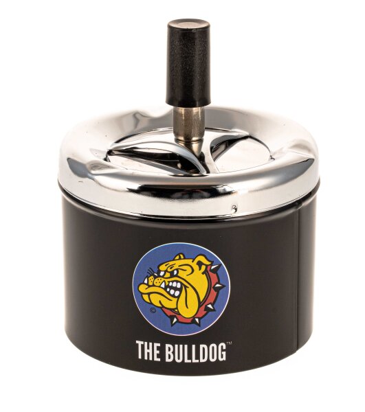 Schleuder Aschenbecher "Bulldog" D 10 cm - Schwarz