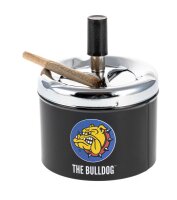 Schleuder Aschenbecher "Bulldog" D 10 cm - Schwarz