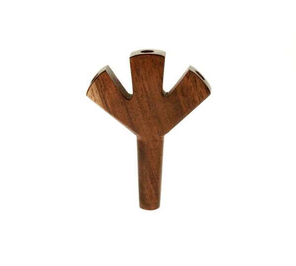 Jointhalter "Trident" Holz 3-Fach Adapter L 8,5 cm