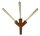 Jointhalter "Trident" Holz 3-Fach Adapter L 8,5 cm