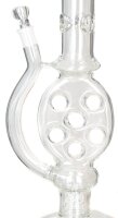 Heisenberg Glasbong 18,8er - Cheese Perc 1.0 - Cheese + 2x Duschkopf Percolator - H 58 cm D 54 mm WS 5