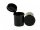 Kunststoffdose mit Pop Up Deckel - 20ml D 32 mm H 36 mm - Schwarz