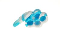 Heisenberg - Silikondose - Cloud/Wolke - 4 Fächer - L 6,5 cm - Blau/Weiß