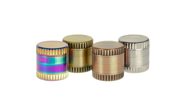 Champ High - Pollinatorgrinder Fluted Bezel - D 38 mm H 40 mm - versch. Farben