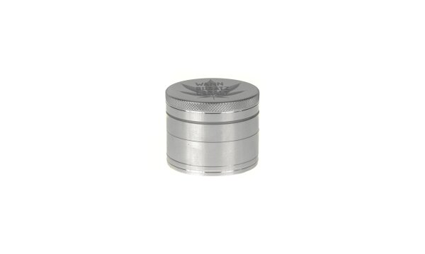 Pollinatorgrinder 4tlg. - Wann Bubatz legal? - D 50 mm - Silber
