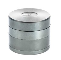 Pollinator Grinder "Super Hero" 4 tlg. - 50 mm - Silber