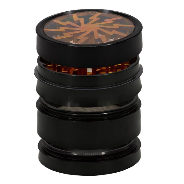 Amsterdam Pollinator Grinder - Lightning Window (Sichtfenster) - D 63 mm - versch. Farben
