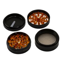 Amsterdam Pollinator Grinder - Lightning Window (Sichtfenster) - D 63 mm - versch. Farben