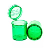 Kunststoffdose mit Pop Up Deckel - 20ml D 32 mm H 36 mm - Grün