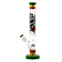Grace Glass Glasbong - Hammer Series Heavy Rasta Death - 29,2er/18,8er H 48 cm D 51 mm