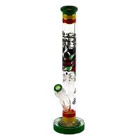 Grace Glass Glasbong - Hammer Series Heavy Rasta Death - 29,2er/18,8er H 48 cm D 51 mm