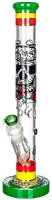 Grace Glass Glasbong - Hammer Series Heavy Rasta Death - 29,2er/18,8er H 48 cm D 51 mm