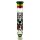 Grace Glass Glasbong - Hammer Series Heavy Rasta Death - 29,2er/18,8er H 48 cm D 51 mm