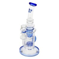 Thug Life Glasbong - 14,5er Special Series Blue Percolator - H 24 cm D 44 mm -Blaue Farbakzente