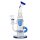 Thug Life Glasbong - 14,5er Special Series Blue Percolator - H 24 cm D 44 mm -Blaue Farbakzente