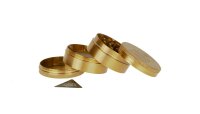 Pollinator Grinder 4tlg. - Gold Bar - D 50 mm H 36 mm