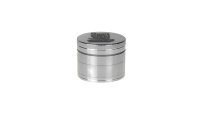 Pollinatorgrinder 4tlg. - Stop War (Panzer) - D 50 mm - Silber