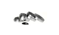 Pollinatorgrinder 4tlg. - Stop War (Panzer) - D 50 mm - Silber
