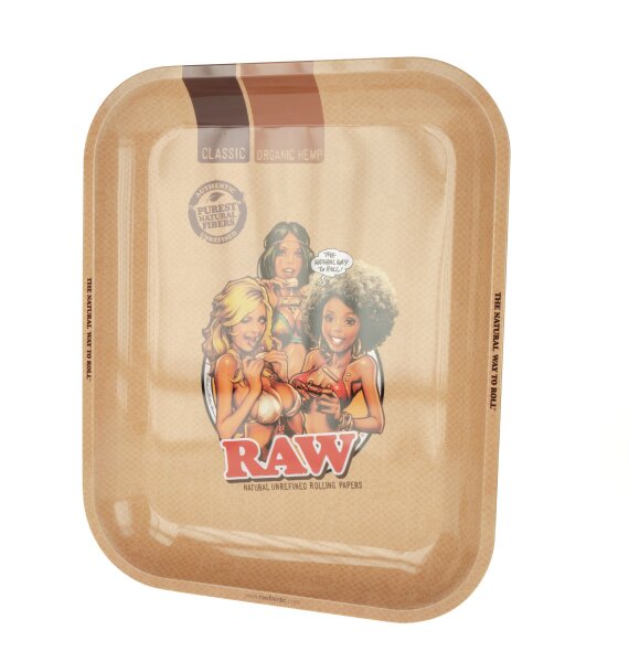 RAW Rolling Tray "RAW x RJB Girl 2" - 34x27,5 cm - Medium