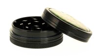 Alugrinder H 20 mm, D 50 mm, Black Leaf "Weed"