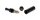 Metallpfeife Budbomb Original - schwarz - L 10,2 cm