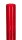 Acrylbong Rot "Erlenmeyerkolben" mit Eis H 32 cm D 4,0 cm