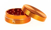 Alugrinder Black Leaf "Riffel" D 50 mm - Orange